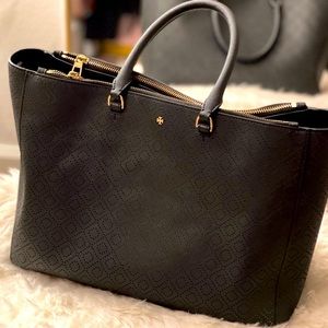 Tory Burch Robinson Perforated Convertible Satchel